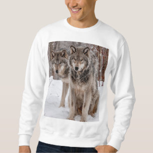 Moletom Wolf Cinza Oriental 