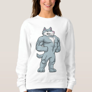 Moletom Wolf como Bodybuilder extreme