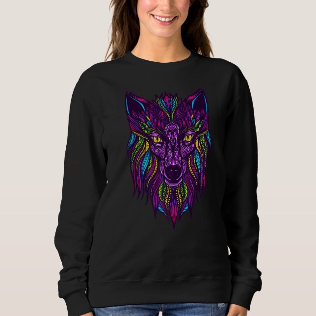 Moletom Wolf Love Wolves Tribal Tattoo Wolf (Frente)
