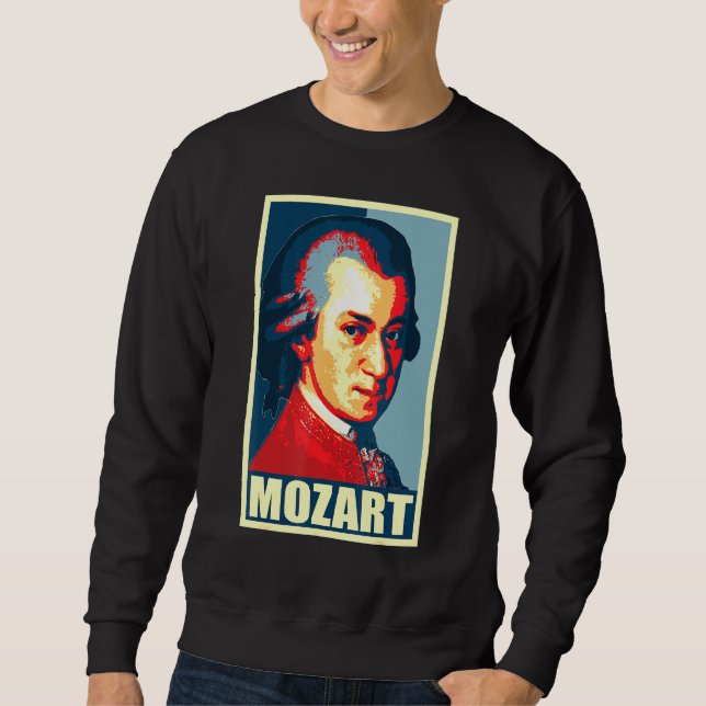 Moletom Wolfgang Amadeus Mozart Pop Art (Frente)