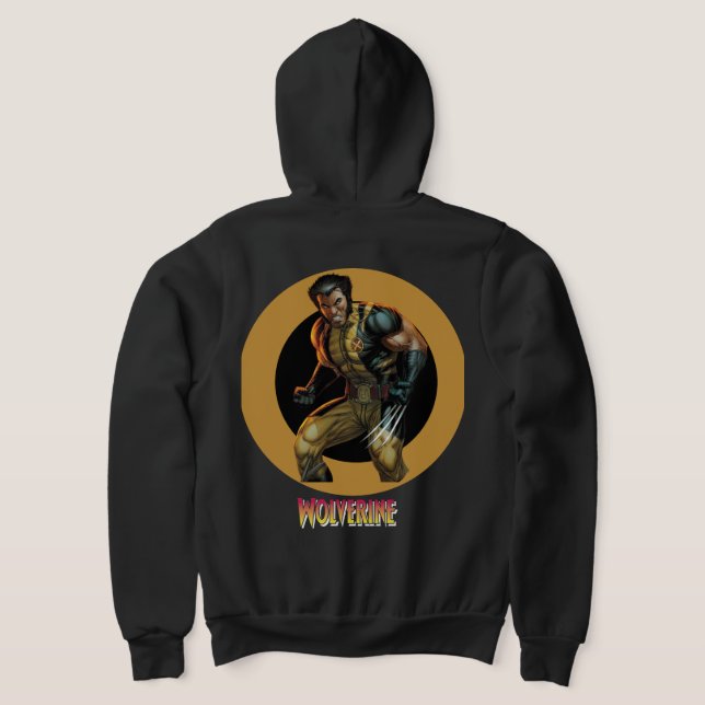 Moletom Wolverine Classic X-Men Hoodie (Postura das costas)