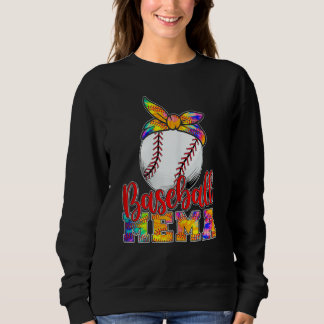 Moletom Woman Family Baseball Mema Tie Dye Softball Game D