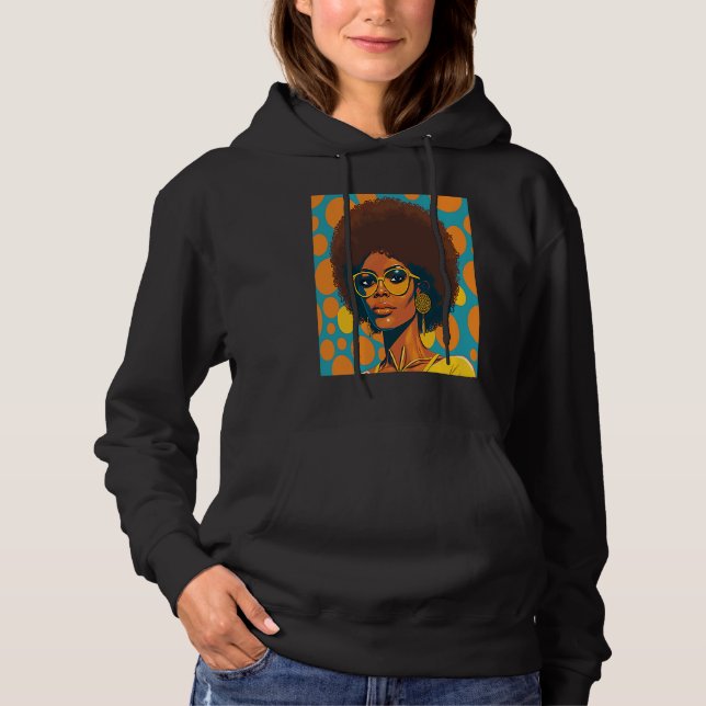 Moletom Women Empowerment Retro Afro African American Mom  (Frente)