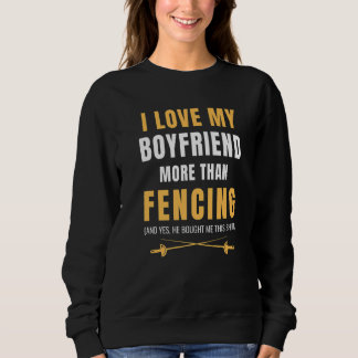 Moletom Women Fencing Girlfriend Sport Athlete Coach Funny