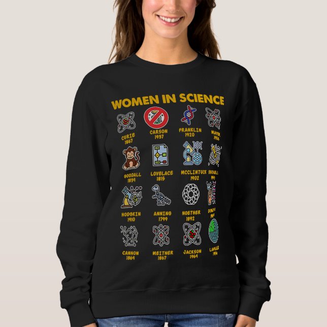 Moletom Women in Science (Frente)