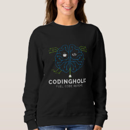 Moletom Women Tech Brain Circuit Coding Graphic IT Girls