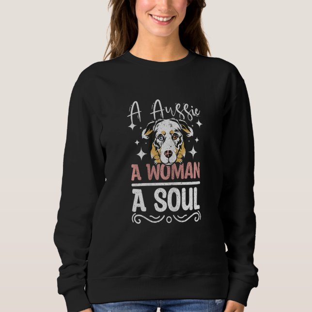 Moletom Womens A Aussie A Woman A soul (Frente)