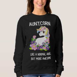 Moletom Womens Auntcorn Unicorn Costume tia 1