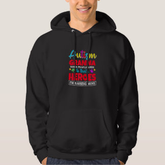 Moletom Womens Autism Granna People Look Up Their Heroes R