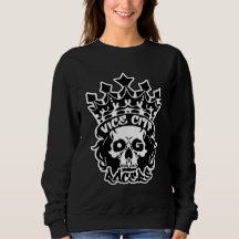 Women's Basic Sweatshirt w/ King Skull Logo