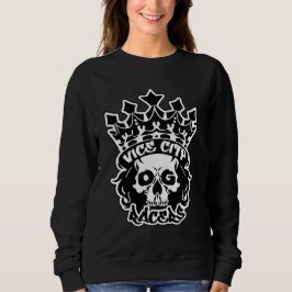 Moletom Women's Basic Sweatshirt w/ King Skull Logo