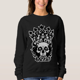 Moletom Women's Basic Sweatshirt w/ King Skull Logo