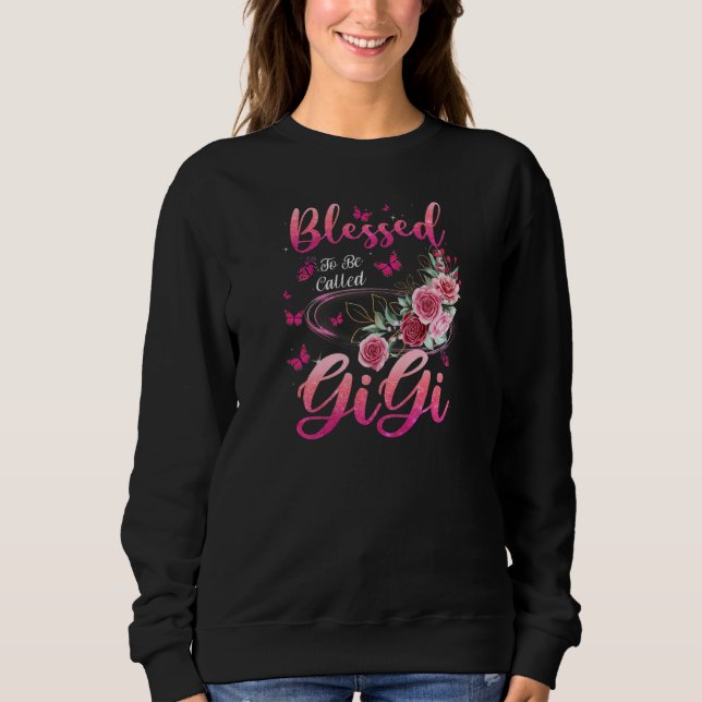 Moletom Womens Blessed To Be Called Gigi Cute Girls Women  (Frente)