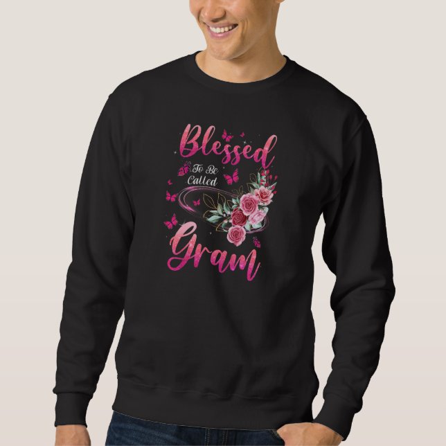 Moletom Womens Blessed To Be Called Gram Cute Girls Women  (Frente)