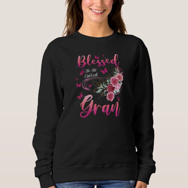 Moletom Womens Blessed To Be Called Gran Cute Girls Women  (Frente)