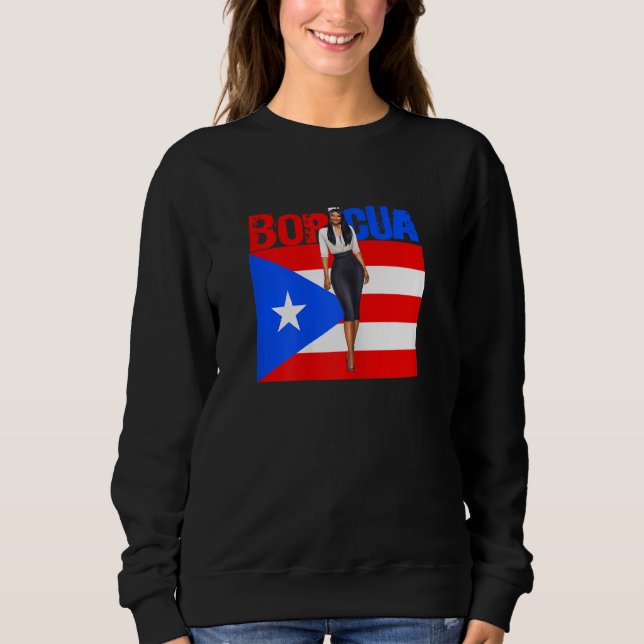 Moletom Womens Boricua Roots Puerto Rico Pride PR Souvenir (Frente)