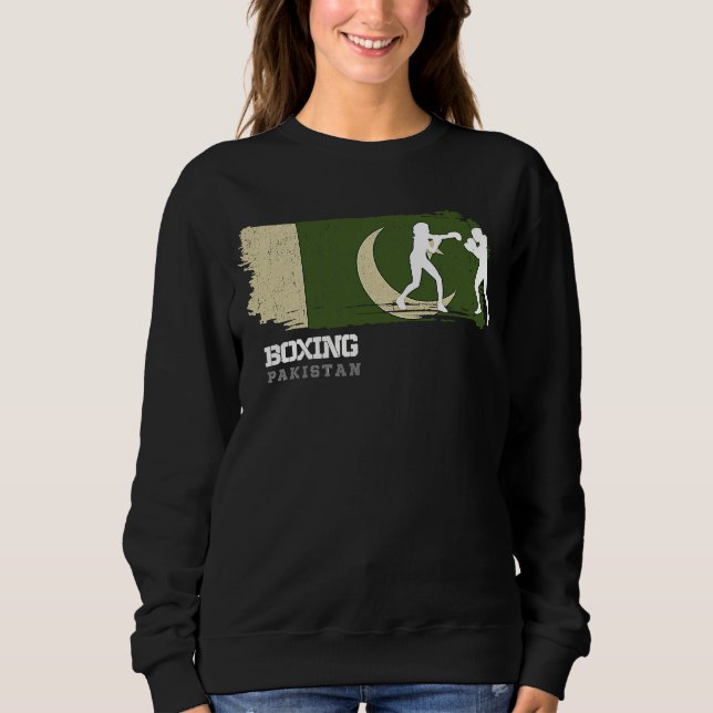 Moletom Womens Boxing Pakistan Combat Sports Fighter Boxin (Frente)