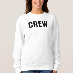 Moletom Womens Crew Sweets Funcionarios Adicionar Logotipo