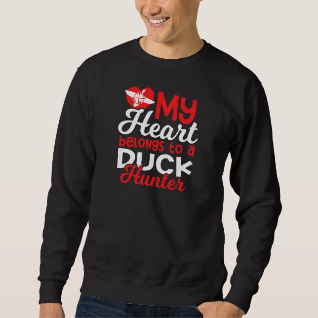 Moletom Womens Duck Hunters Wife Hunting  Women Duck Hunt (Frente)