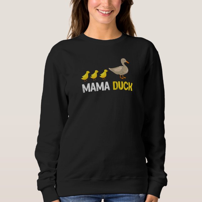Moletom Womens  Duck  Mama Duck Ducks (Frente)