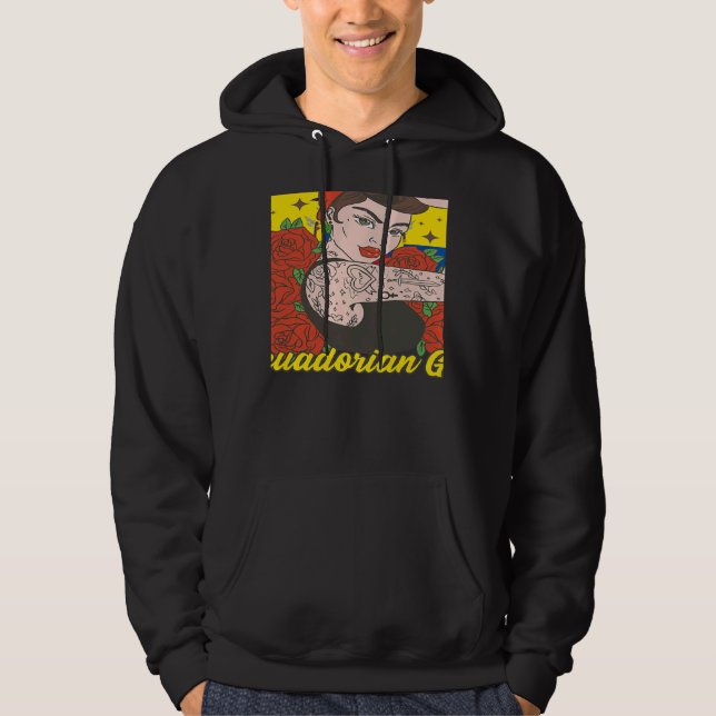 Moletom Womens Ecuadorian Girl Ecuador (Frente)