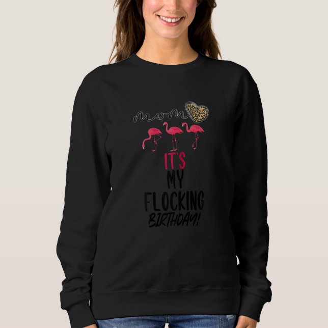 Moletom Womens Flamingo Sarcascata Citação Rosa Flamingos  (Frente)