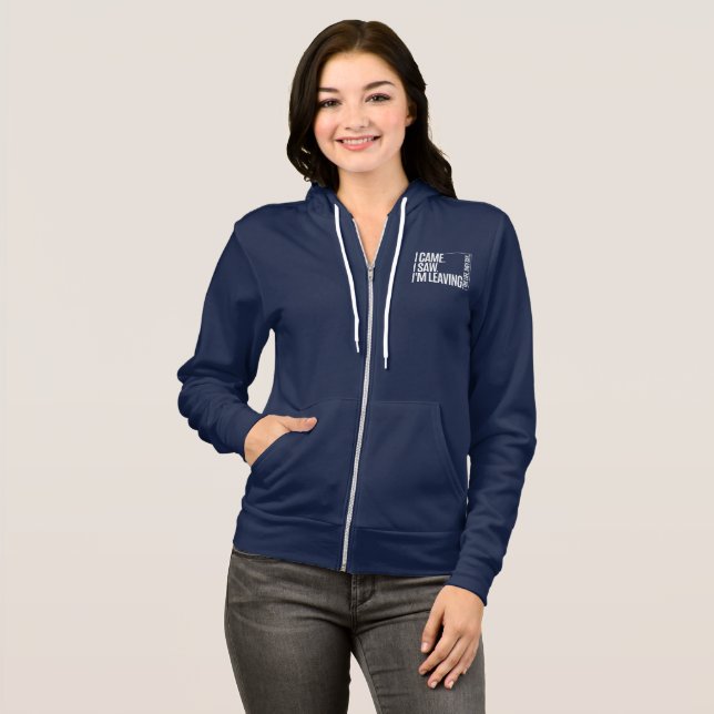 Moletom Womens Full-Zip Hoodie | Anti-Social Comfort (Frente Completa)