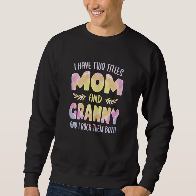 Moletom Womens Granny idea for Women Grandma have two Titl (Frente)