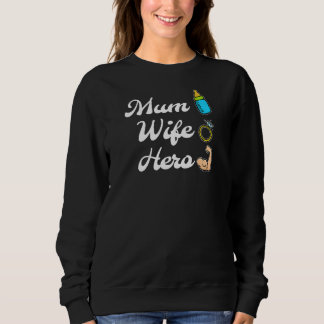 Moletom Womens Great Mum Wife Hero Mother's Day Party