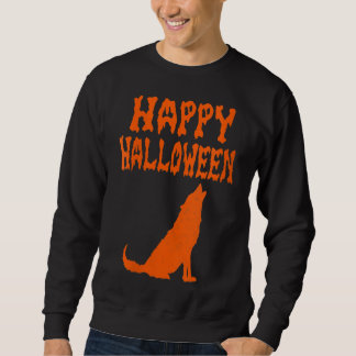 Moletom Womens Halloween Wolf Hallow Graveyard Pumpkin