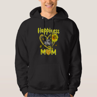 Moletom Womens Happiness Is Being A Mom Sunflower Mother s