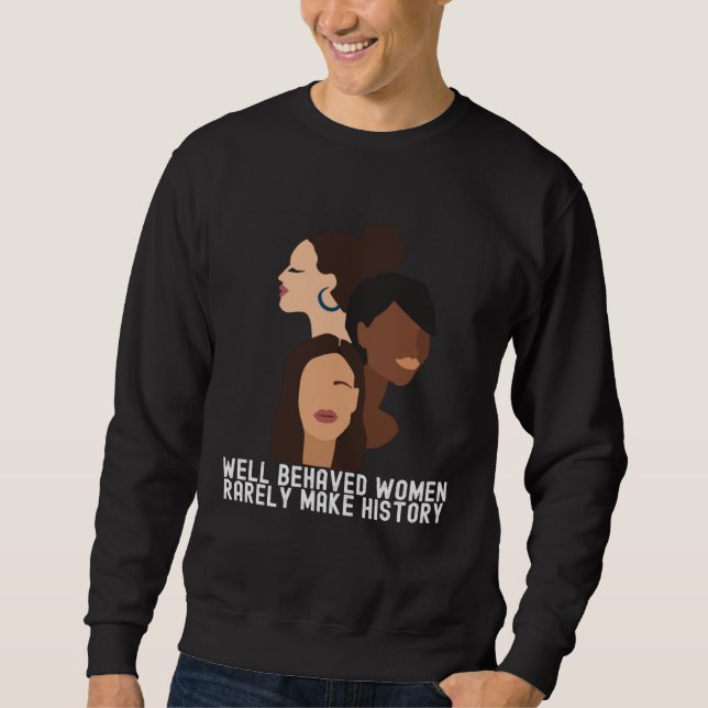 Moletom Women's History Month  Black Quotes Family (Frente)