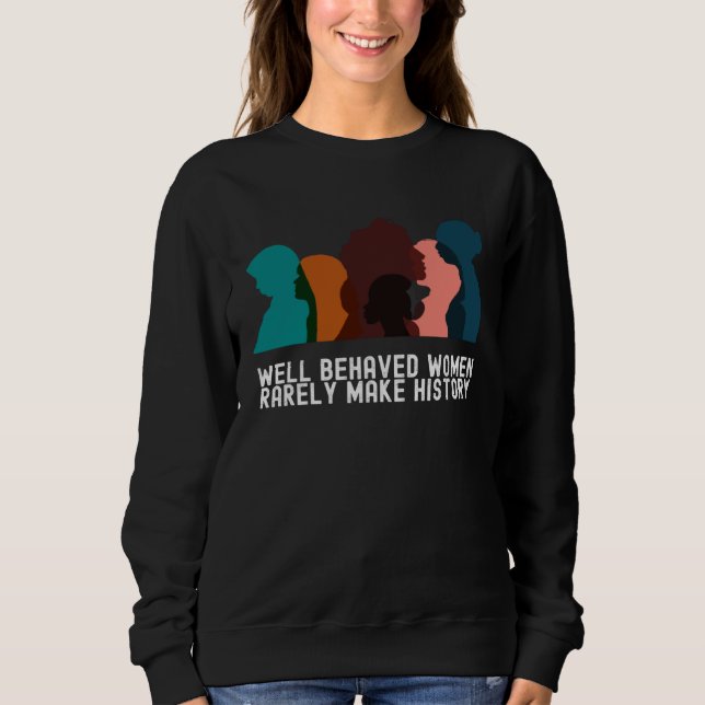 Moletom Women's History Month Fans  Quotes Family (Frente)