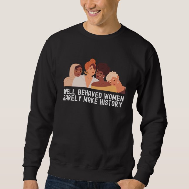 Moletom Women's History Month  Quotes Family Cool (Frente)