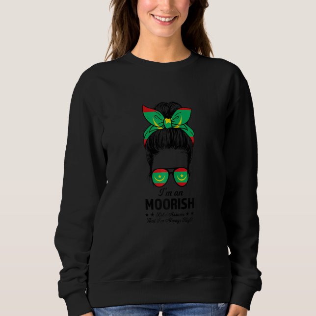 Moletom Womens I'm an Moorish let's assume Moors Sri Lanka (Frente)