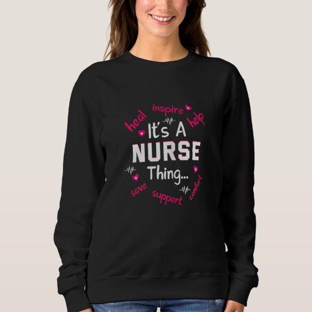 Moletom Womens Its a Nurse Thing (Frente)