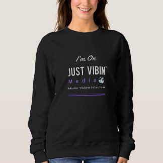 Moletom Women's Just Vibin' Media Artist Sweatshirt