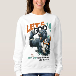 MOLETOM WOMEN'S LET'S GOO LESSONS LEARN SWEATSHIRT