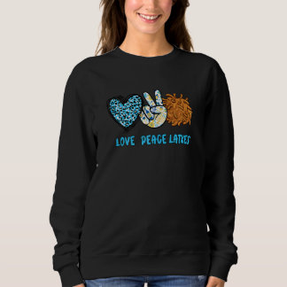 Moletom Womens Love Peace Latkes Happy Hanukkah Chanukah J