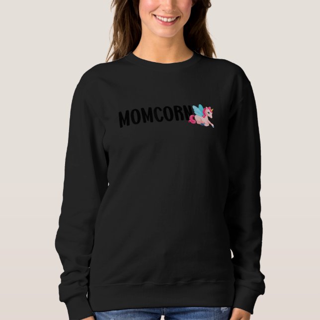 Moletom Womens Momcorn Unicorn Mom (Frente)