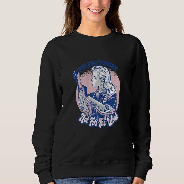 Moletom Womens Phlebotomist Phlebotomy Quote 1 (Frente)