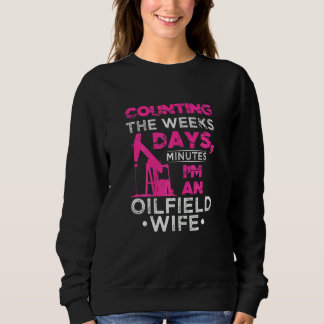 Moletom Womens Pumpjack Drilling Operator Oilfield Wife Co