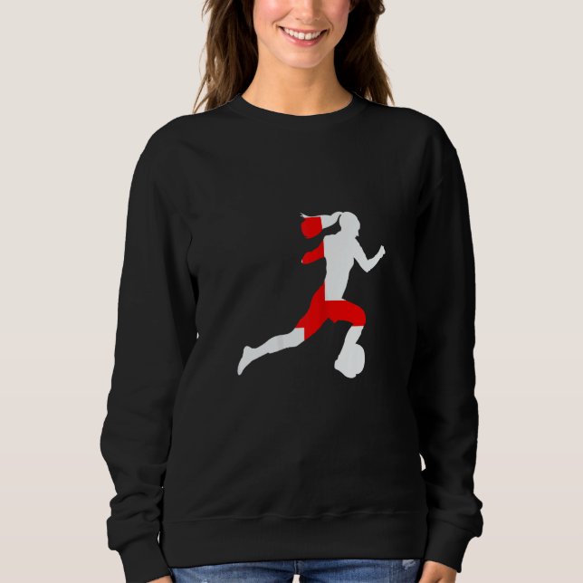 Moletom Womens Support The Football Soccer Lionesses 2022 (Frente)