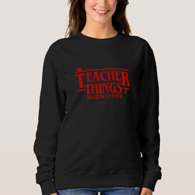 Moletom Womens Teacher  Back To School (Frente)