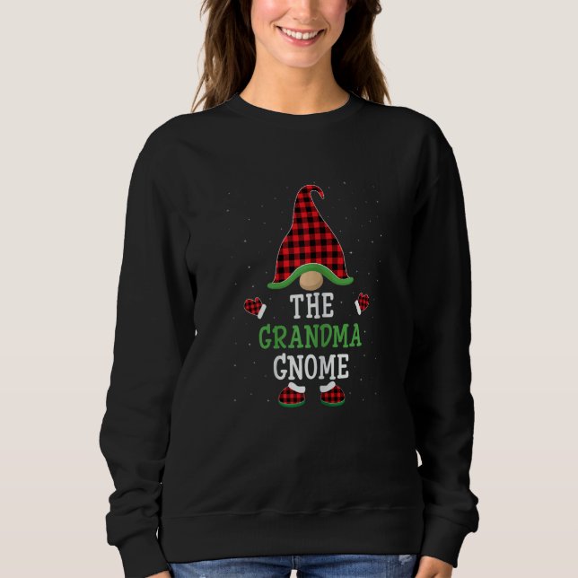 Moletom Womens The Grandma Gnome Group Matching Grandma Ch (Frente)