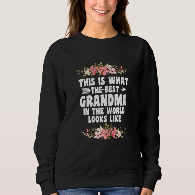 Moletom Womens this is what the best grandma grandmother S (Frente)