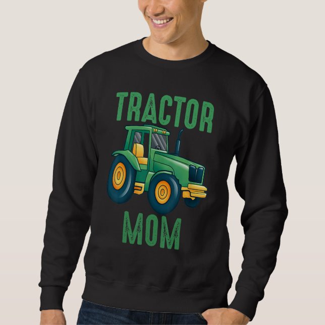 Moletom Womens Tractor Mom for Mother farming tractor (Frente)