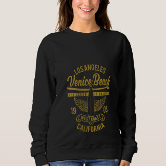 Moletom Womens Venice Beach California Retro Vintage Surf