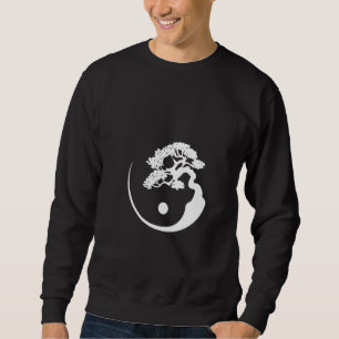 Moletom Womens Yin Yang Bonsai Tree Japonês Budista Zen