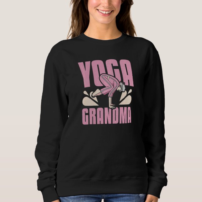 Moletom Womens Yoga Nana Grandma (Frente)